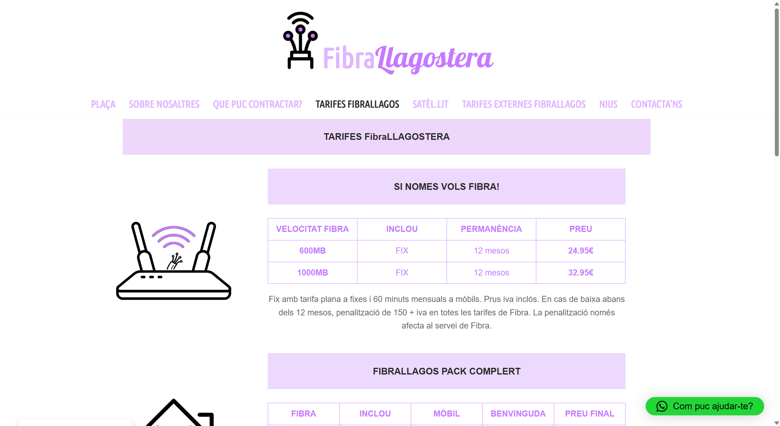 FibraLlagostera – vista 2